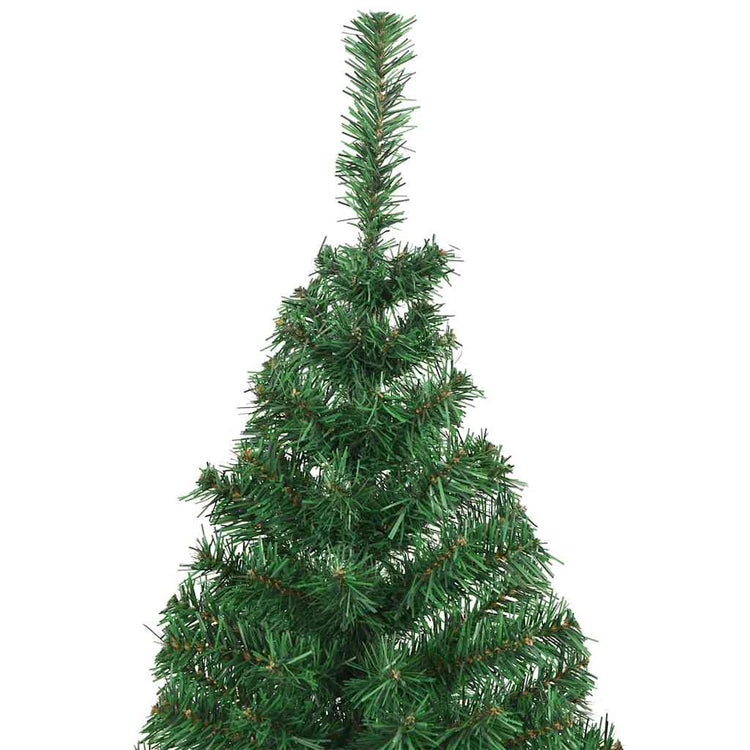 Vidaxl kunstkerstboom met dikke takken 240 cm pvc groen