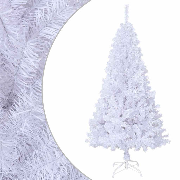 Vidaxl kunstkerstboom met dikke takken 150 cm pvc wit