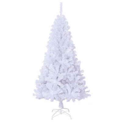 VidaXL Kunstkerstboom met dikke takken 150 cm PVC wit