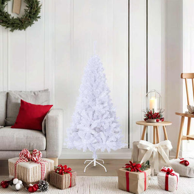 Vidaxl kunstkerstboom met dikke takken 150 cm pvc wit