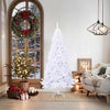 Vidaxl kunstkerstboom met dikke takken 180 cm pvc wit