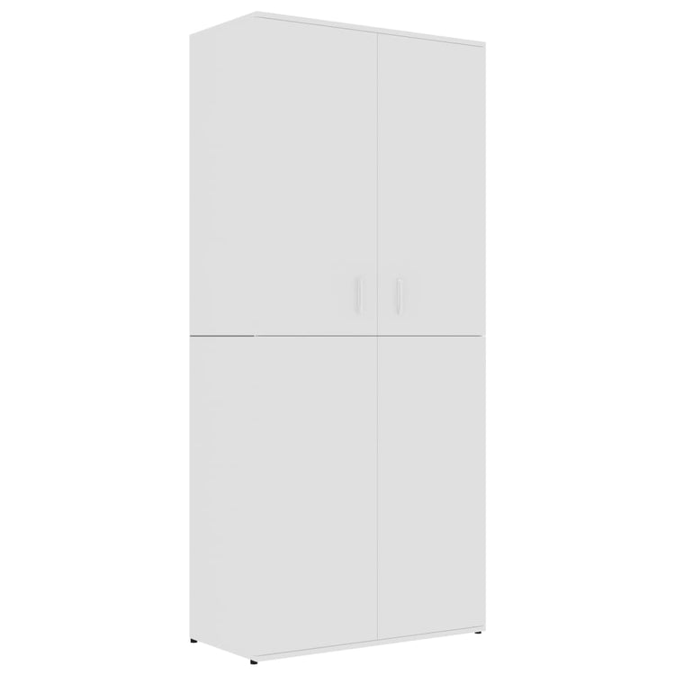 VidaXL Schoenenkast 80x39x178 cm bewerkt hout wit