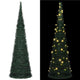Vidaxl kunstkerstboom met verlichting pop-up 210 cm groen