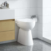 Vidaxl randloos toilet 7 cm extra hoogte soft-close keramiek wit - afbeelding 3