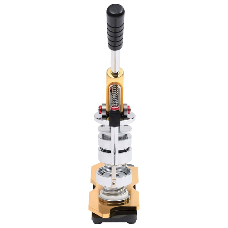 Vidaxl buttonmachine met cirkelsnijder draaipunch 37 mm