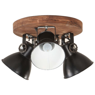 Vidaxl plafondlamp industrieel 25 w e27 42x27 cm zwart