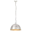 Vidaxl hanglamp industrieel vintage rond 25 w e27 41 cm zilverkleurig