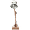 Vidaxl bureaulamp industrieel rond e27 58x18x90 cm zilverkleurig