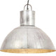 Vidaxl hanglamp rond 25 w e27 48 cm zilverkleurig