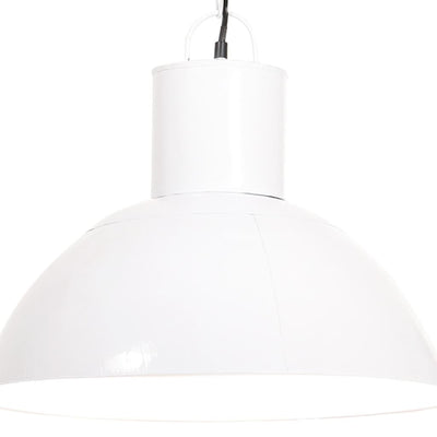 Vidaxl hanglamp rond 25 w e27 48 cm wit