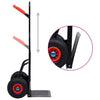 Vidaxl steekwagen telescopisch 200 kg zwart en rood