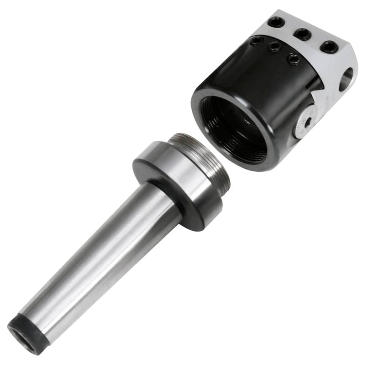 Vidaxl f1-12 boorkop met mt3-m12 boorschacht voor draaibanken 50 mm