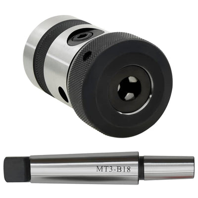 Vidaxl tapboorkop b18 met mt3 schacht voor schroefdraad m3-m16