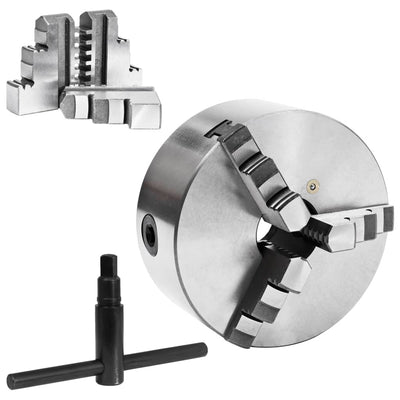 Vidaxl klauwplaat met 3 bekken zelfcentrerend 160 mm staal k11 160