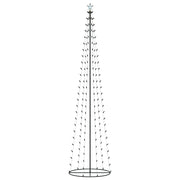 VidaXL Kegelkerstboom 136 meerkleurige LED's 70x240 cm - afbeelding 2