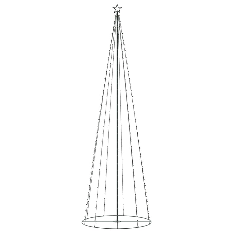 VidaXL Kegelkerstboom 330 meerkleurige LED's 100x300 cm