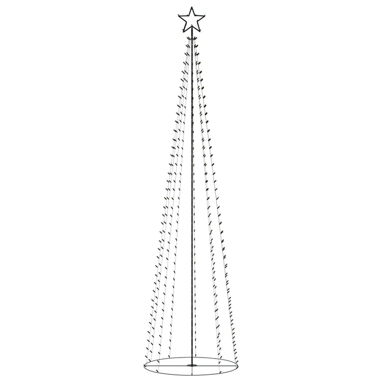 VidaXL Kegelkerstboom 400 warmwitte LED's 100x360 cm