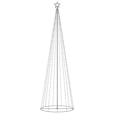 Vidaxl kegelkerstboom 752 meerkleurige led's 160x500 cm