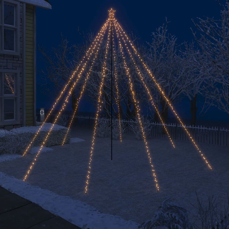 Vidaxl kerstboomverlichting waterval binnen buiten 800 led's 5 m