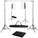Vidaxl fotostudioset met softboxlampen en achtergrond