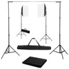 Vidaxl fotostudioset met softboxlampen en achtergrond