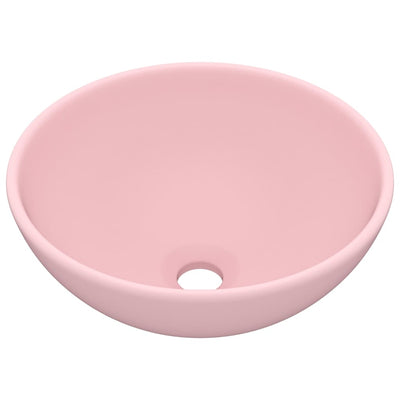 Vidaxl wastafel rond 32,5x14 cm keramiek matroze