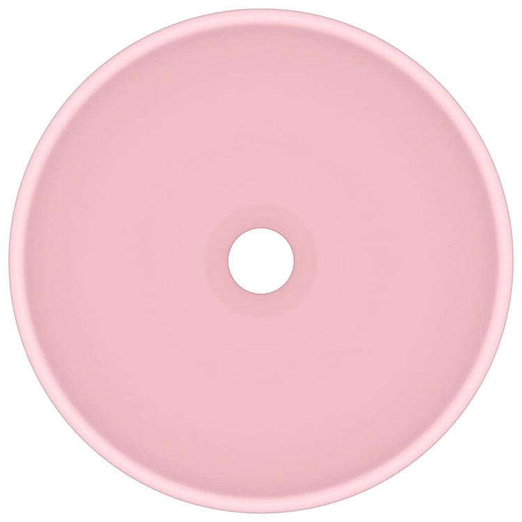 Vidaxl wastafel rond 32,5x14 cm keramiek matroze