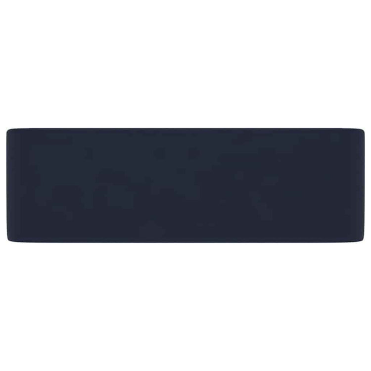 Vidaxl wastafel 41x30x12 cm keramiek mat donkerblauw