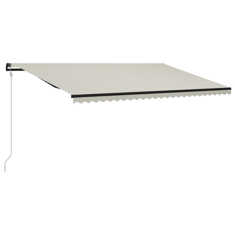 VidaXL Luifel automatisch uittrekbaar 600x300 cm crème