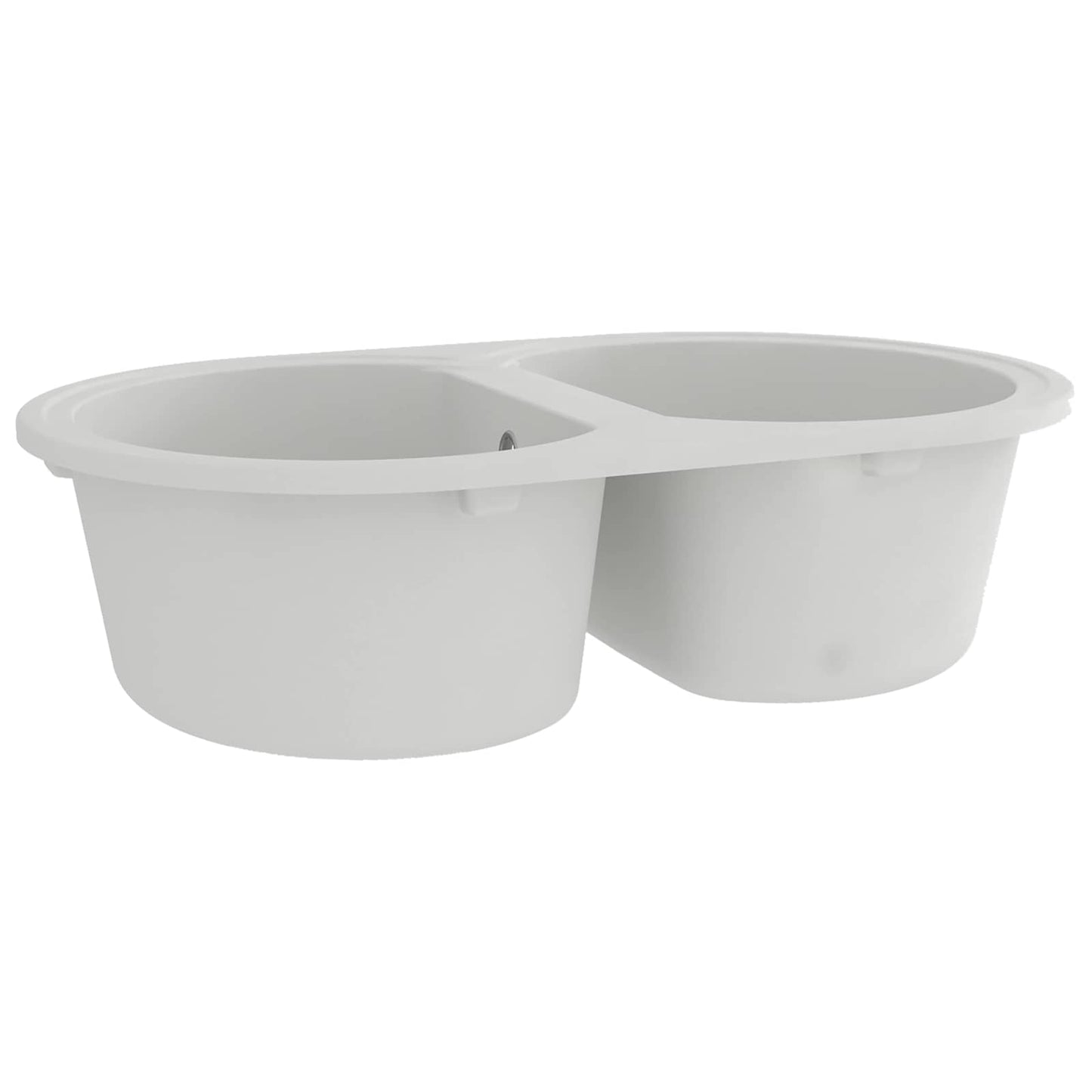 Vidaxl keukenwasbak wit 78 x 47 x 20.5 cm graniet