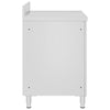 Vidaxl werktafel met kast commercieel 60x60x96 cm roestvrij staal