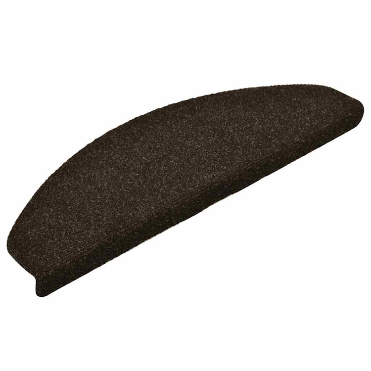 Vidaxl trapmatten zelfklevend 15 stuks 65x21x4 cm donkerbruin