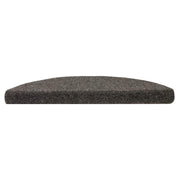 Vidaxl trapmatten zelfklevend 15 stuks 56x17x3 cm antraciet halfrond - afbeelding 3