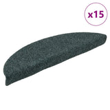 Vidaxl trapmatten zelfklevend 15 stuks 56x17x3 cm groen halfrond - afbeelding 2