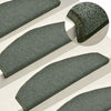 Vidaxl trapmatten 15 st 65x24x4 cm donkergroen halfrond groot