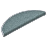 Vidaxl trapmatten 15 st 56x17x3 cm zeeblauw halfrond - afbeelding 3