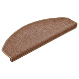 Vidaxl trapmatten 15 st 65x24x4 cm bruin halfrond groot - afbeelding 3