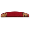 Vidaxl trapmatten zelfklevend 15 st 65x21x4 cm rood