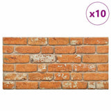 Vidaxl 10 st wandpanelen 3d lichtbruine baksteen eps - afbeelding 3