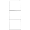 Vidaxl inloopdouchewand halfmat 90x195 cm esg-glas