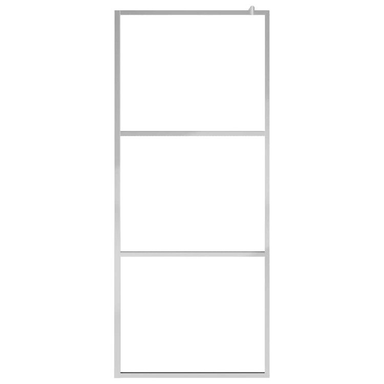 Vidaxl inloopdouchewand mat 80x195 cm esg-glas