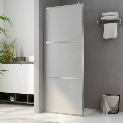 Vidaxl inloopdouchewand mat 80x195 cm esg-glas