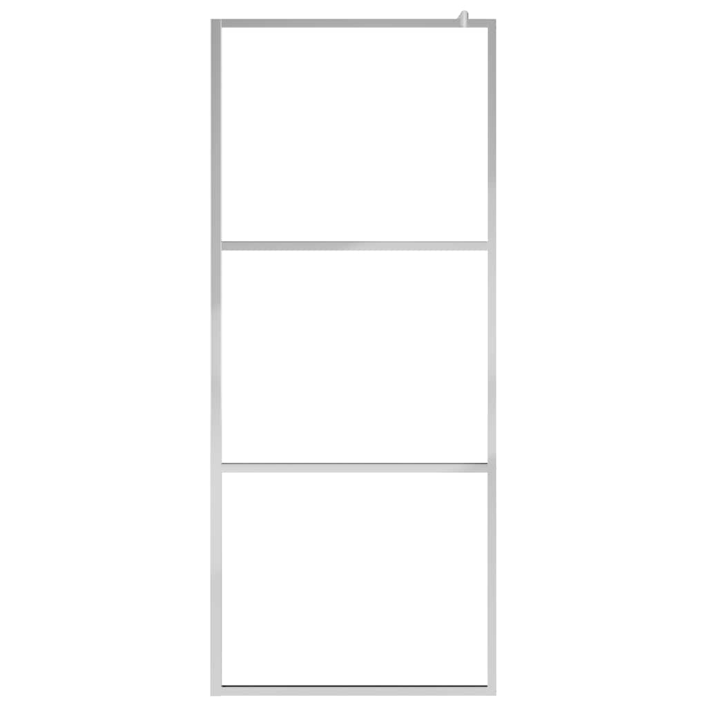 Vidaxl inloopdouchewand mat 100x195 cm esg-glas