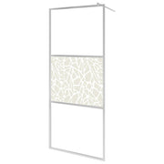 VidaXL Inloopdouchewand met stenenmotief 140x195 cm ESG-glas - afbeelding 2