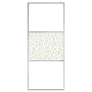 VidaXL Inloopdouchewand met stenenmotief 140x195 cm ESG-glas - afbeelding 3