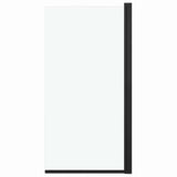 Vidaxl douchewand 68x130 cm esg zwart - afbeelding 2