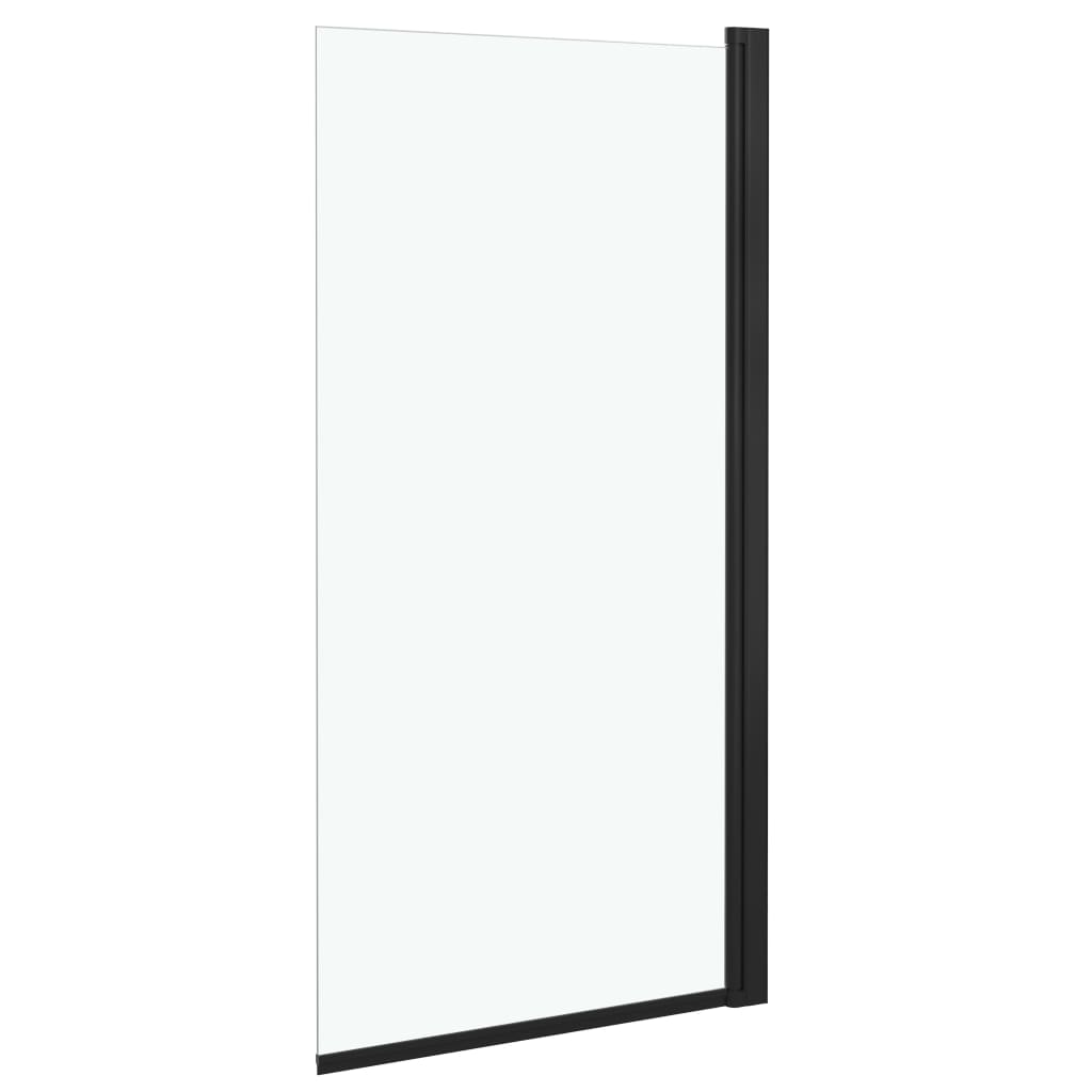 Vidaxl douchewand 68x130 cm esg zwart