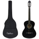 Vidaxl gitaar klassiek beginner met tas 4 4 39 zwart