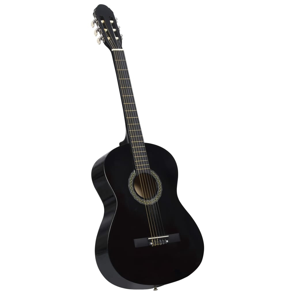 Vidaxl gitaar klassiek beginner met tas 4 4 39 zwart