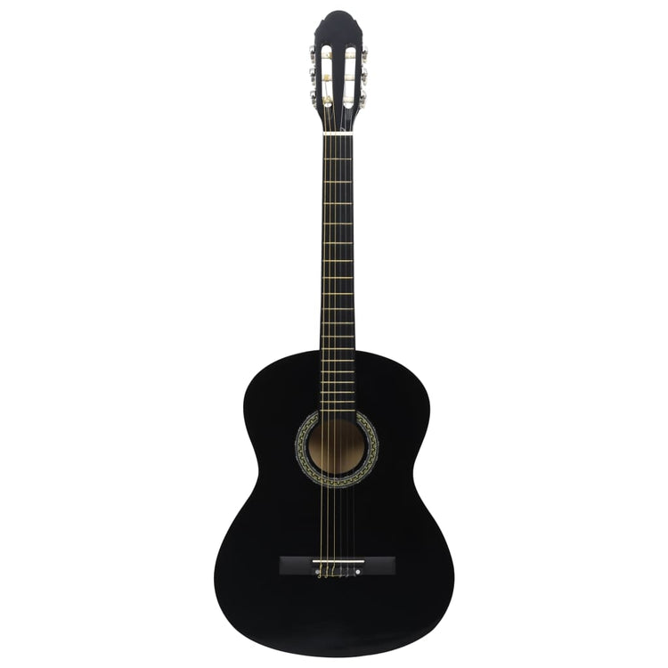 Vidaxl gitaar klassiek beginner met tas 4 4 39 zwart